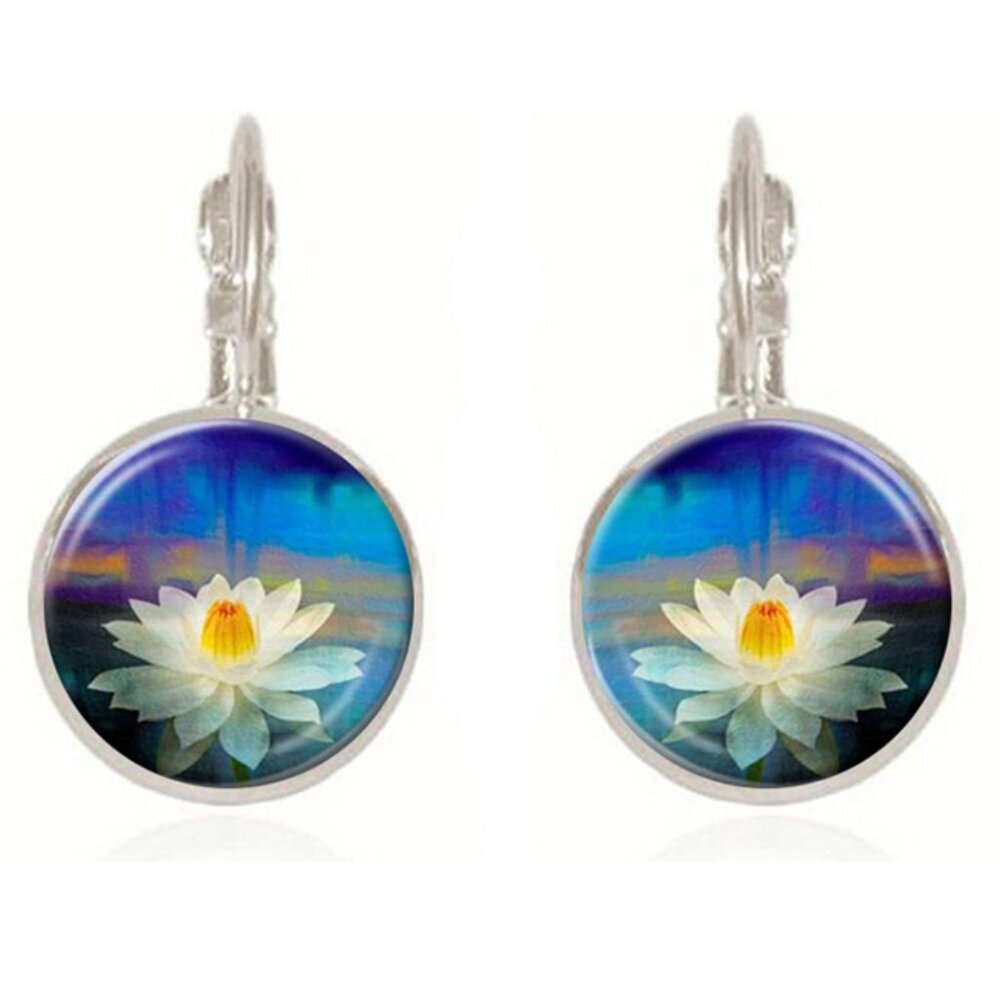 Trendy Ethnic Flower Earrings Bohemian Vintage Earrings For Women, HA4044